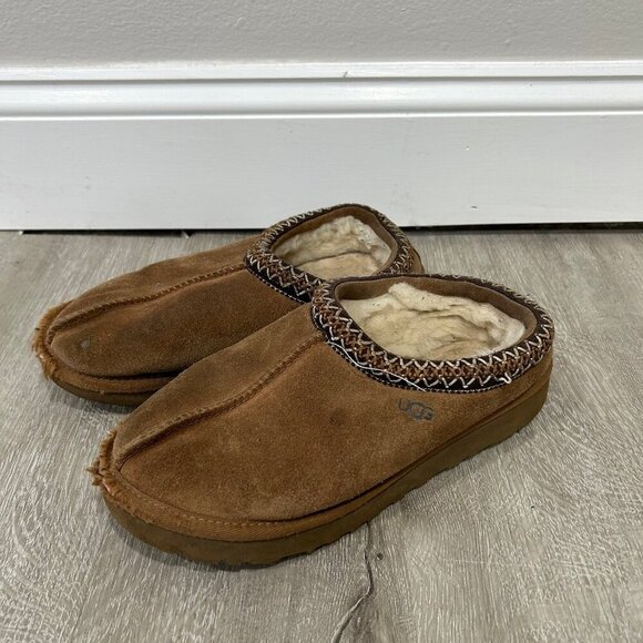 Ugg Australia Tasman Chestnut Slippers Slide On Tan Brown Women’s Size 8 - Picture 1 of 6